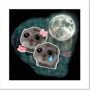 Three Moon Hamster Posters and Art